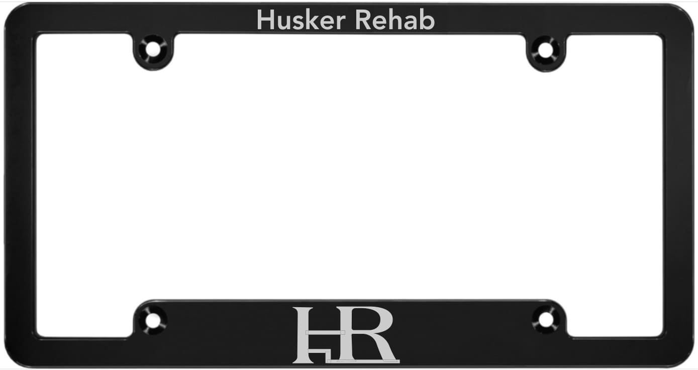 HR - CNC Machined License Plate Frame